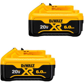 DeWalt® DCB206-2YY 20V MAX 6.0Ah Li-Ion Battery (2-Pack) DCB206-2YY