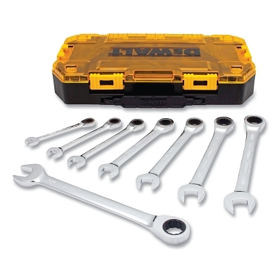Gh Box 8PC Sae RAT. COMBO. Wrench Set MPN:DWMT74733