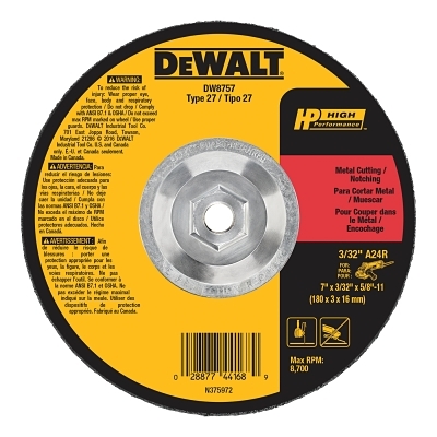 7IN X 3/32IN X 5/8IN 11ABRASIVE MPN:DW8757