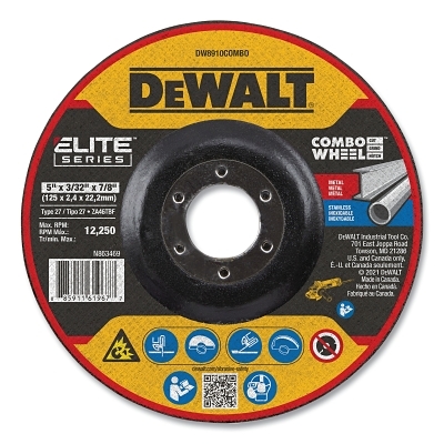 5 X 3/32 X 7/8 Xp T27 Cut & Notch MPN:DW8910COMBO