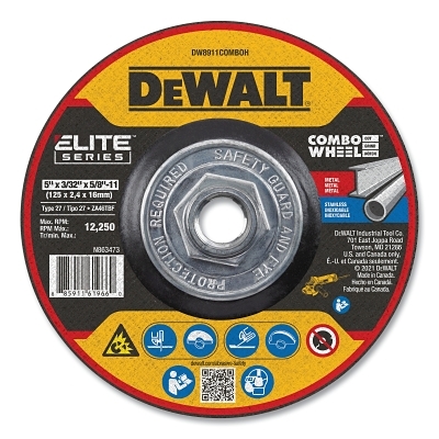 5 X 3/32 X 5/8-11 Xp T27CUT & Notch MPN:DW8911COMBOH
