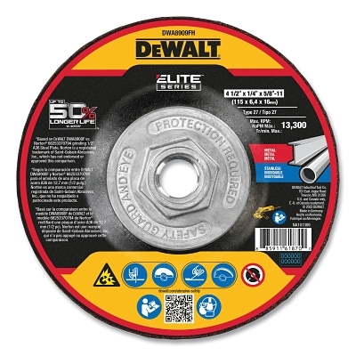 4-1/2 X 1/4 X 5/8-11 Xpceramic MPN:DWA8909FH