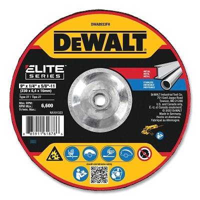Grinding Wheels 9 X 1/4X 5/8-11 Xp Ceramic MPN:DWA8933FH