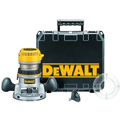 2-1/4 HP Electronic Vs Fixed Base Router Kit MPN:DW618K