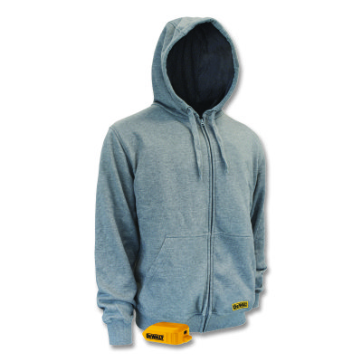 Htd French Terry Hoodiew/O BTRY-GRAY-2X MPN:DCHJ080B-2X