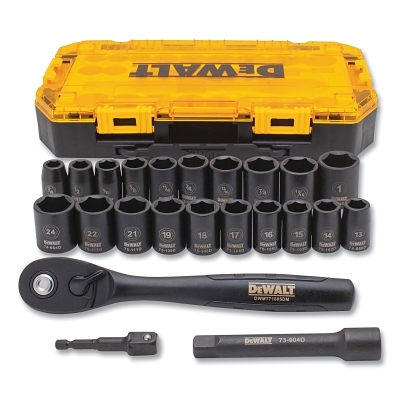 Tough Box 23PC 1/2 Dr Impact Socket Set MPN:DWMT74739