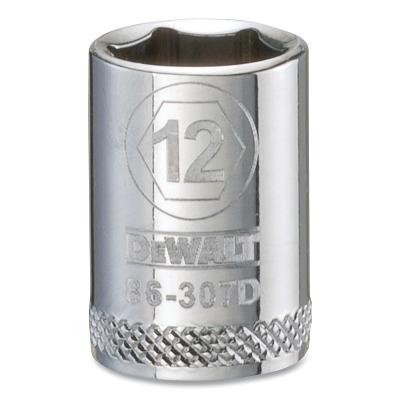 Dwmt 6PT 3/8'' Dr Skt 12MM MPN:DWMT86307OSP