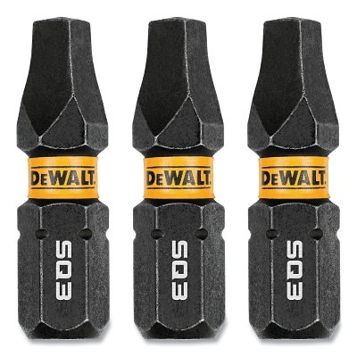 Dewalt 1IN Square #3 Flextorq 3PK MPN:DWAF1SQ3IR3