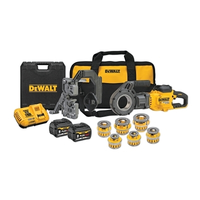 Dewalt 60V Max Pipe Threader Fv 9AH Pck w/Heads MPN:DCE700X2K