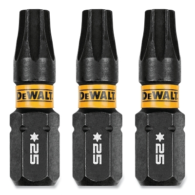 Dewalt 1IN Torx T25 Flextorq 3PK MPN:DWAF1TX25IR3