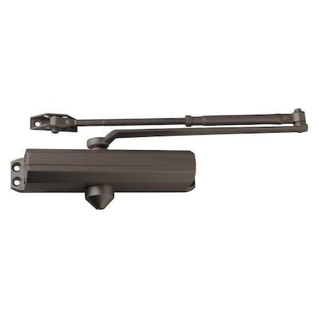 Manual, Hydraulic, DCL2000 Series Light Duty Surface Door Closers, Surface Door Closer, Light Duty MPN:DCL2000-STD LESS-RW/PA DB
