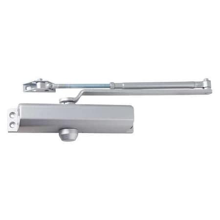 Manual, Hydraulic, DCR8000 Series Residential Duty Surface Door Closers, Surface Door Closer MPN:DCR8000-STD-LESS-RW/PA AL