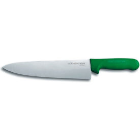 Dexter Russell 12433G - Cook's Knife High Carbon Steel Stamped Green Handle 10