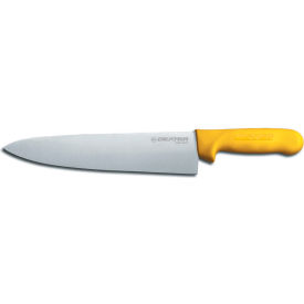 Dexter Russell 12443Y - Cook's Knife High Carbon Steel Stamped Yellow Handle 10