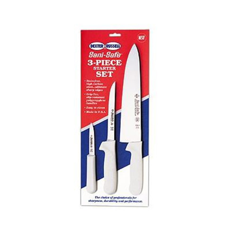 Dexter Russell Sani-Safe Stainless-Steel Knife Set, Set Of 3 Knives MPN:3PC-SS