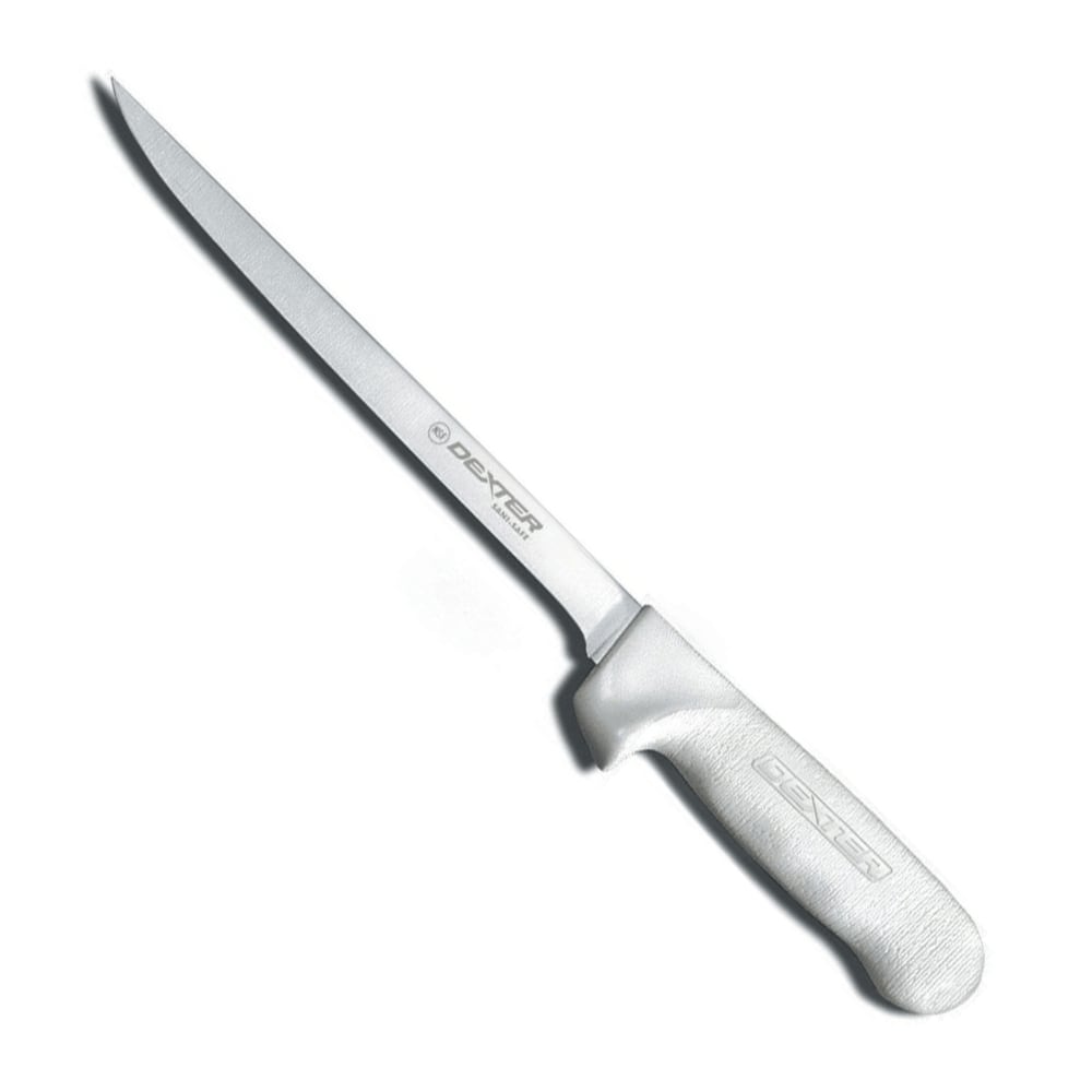Dexter Russell Hoffman Sani Safe Fillet Knife, 7in, White/Silver MPN:DR10203
