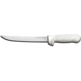 Dexter Russell 10223 - Wide Fillet Knife High Carbon Steel Stamped White Handle 8