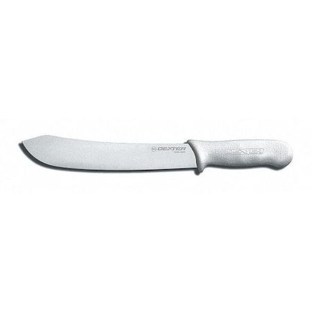 Butcher Knife, 12 In, Poly, White MPN:04113