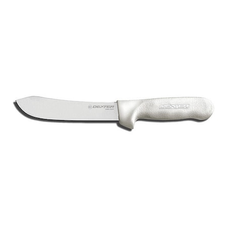 Butcher Knife, 6 In, Poly, White MPN:04123