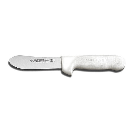 Slime Knife, 4 1/2 In, Poly, White MPN:10193