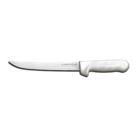 Fillet Knife, Wide, 8 In, Poly, White MPN:10223