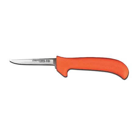 Poultry Knife, Drop, 3 3/4In, Poly, Orange MPN:11203