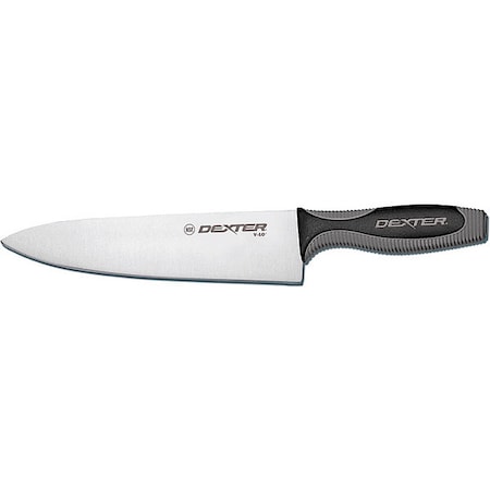 Cooks Knife, 8 in Blade, Black/Gray Handle MPN:29243