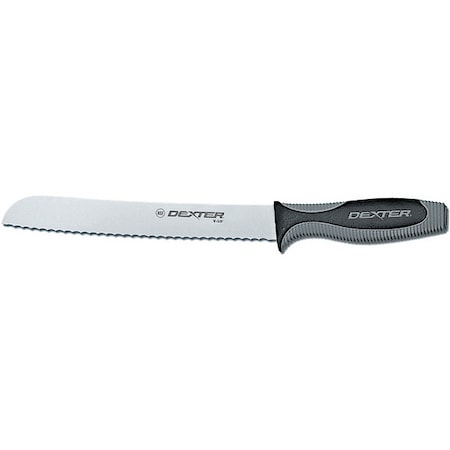 Bread Knife, 8 in Blade, Black/Gray Handle MPN:29313