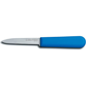 Dexter Russell 15303C - Cooks Style Paring Knife Blue Handle High Carbon Steel 3-1/4