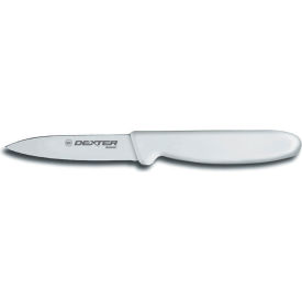 Dexter Russell 31611 - Tapered Point Paring Knife High Carbon Steel Stamped White Handle 3