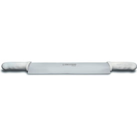 Dexter Russell 09223- Double Handle Cheese Knife High Carbon Steel White Handle 14