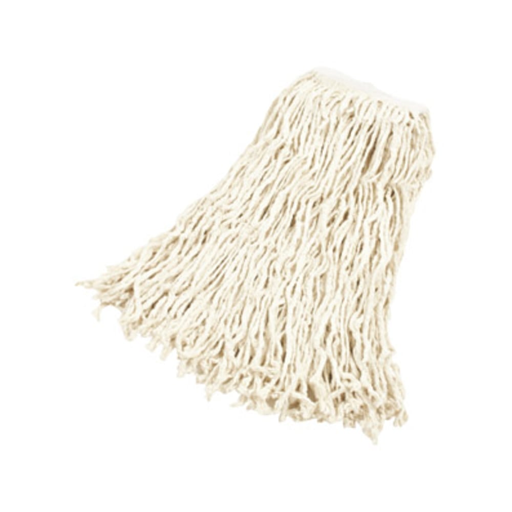 Rubbermaid Commercial Value-Pro Cotton Mop Head, Size #20, 1in Band MPN:FGV11700WH00