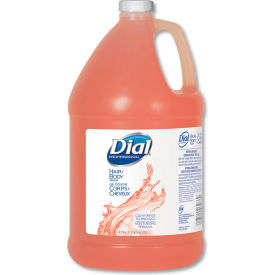 Dial® Professional Hair + Body Wash Neutral Scent 1 gal 4/Carton DPR03986