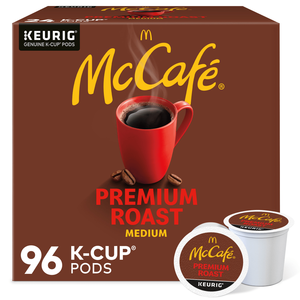 McCafe Single-Serve Pods, Premium Roast, Classic, Box Of 24 Pods, Case Of 4 Boxes MPN:37465CA