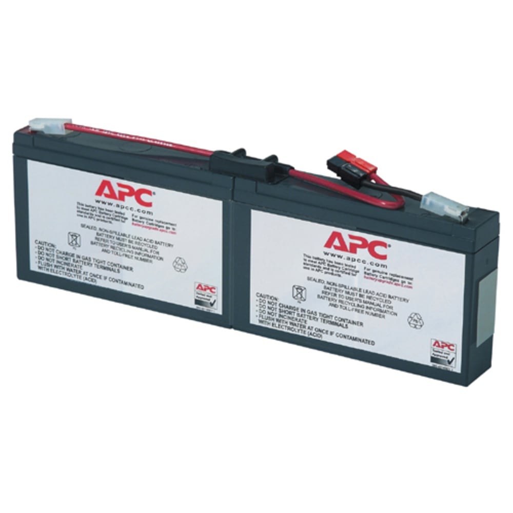 APC Replacement Battery Cartridge #18 - UPS battery - 1x battery - lead acid - black - - RBC18 MPN:RBC18