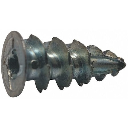 WallDriller Drilling Drywall Anchor, 100 PK MPN:08000WZ