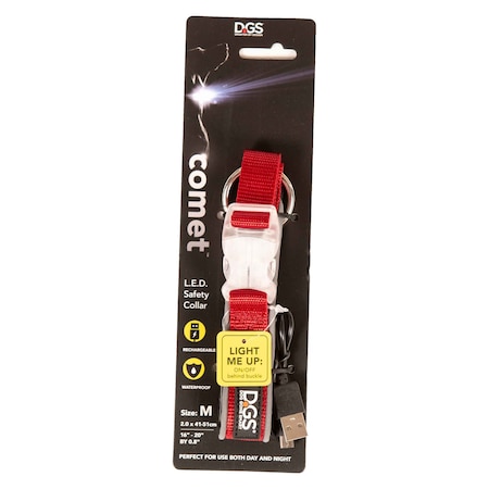LED Safety Dog Collar, Rechargeable MPN:DGSLGUC4106