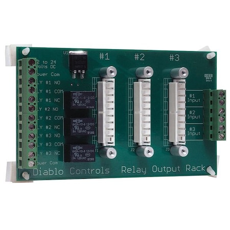 Triple Card Rack, with Relay MPN:RK-3R