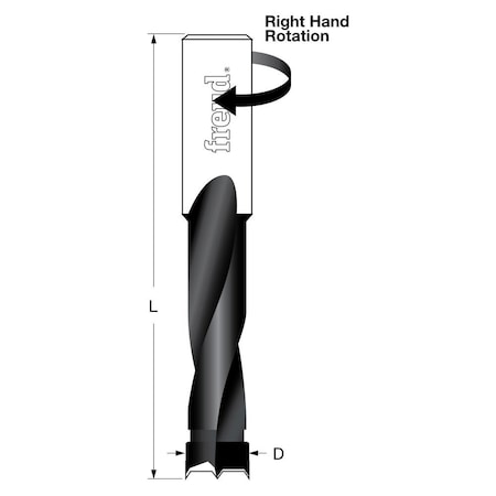 Brad Point Bit Rh, M15 MPN:BP15070R