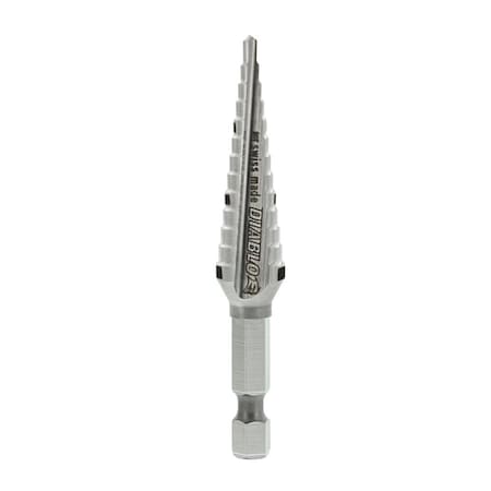 Impact Step Drill Bit (13 Steps), 1/4