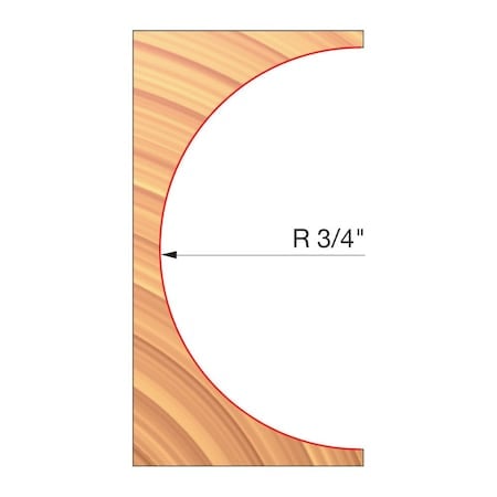 Convex Radius Cutter MPN:UP109-IC