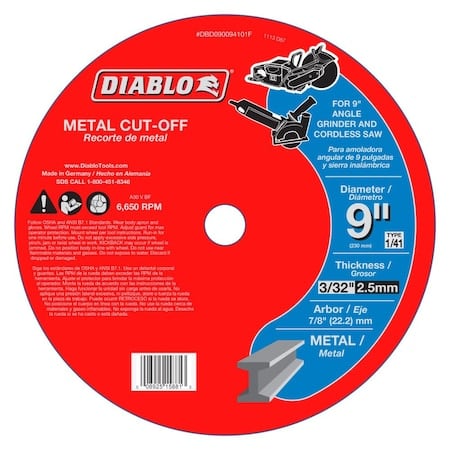 Abrasive Cut-Off Wheel, 9