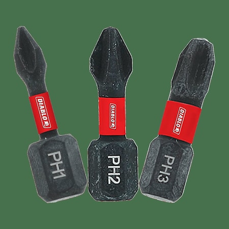 Driver Bit Range Of Phillips Bits D, PK3 MPN:DPHV1-S3