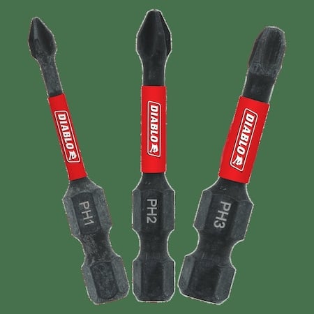 Driver Bit Range Of Phillips Bits D, PK3 MPN:DPHV2-S3