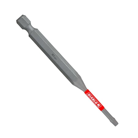 Square Drive Bits, Sq1, 3-1/2 in L, PK2 MPN:DSQ135P2