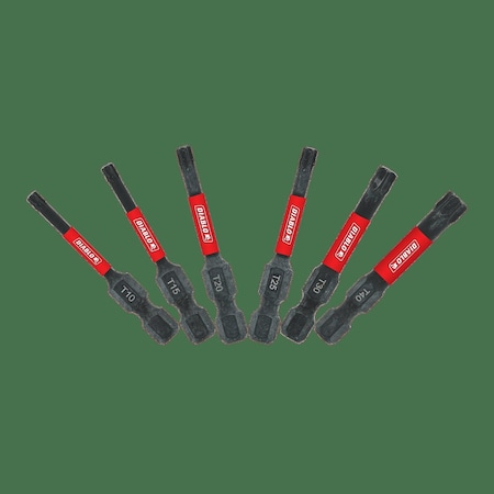 Driver Bit Range Of Torx Bits Deliv, PK6 MPN:DTV2-S6