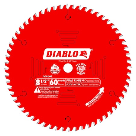 Finee Finishing Miter Saw Blade, 60T MPN:D0860S