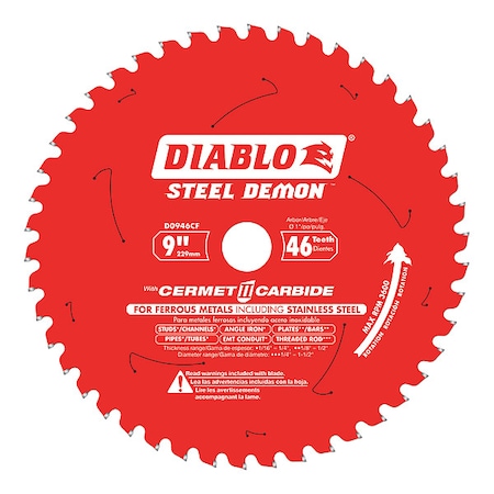 CircularSawBlade, Cermet, Dia:9