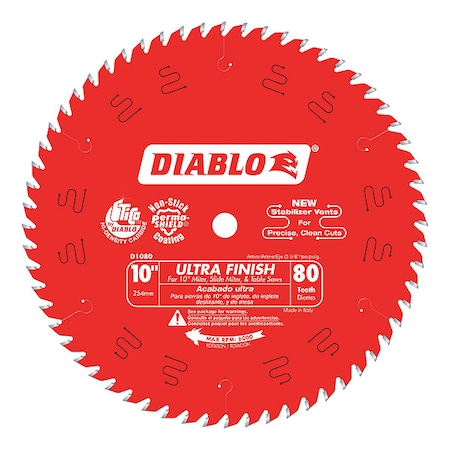 CircularSawBlade, Carbide, Dia:10