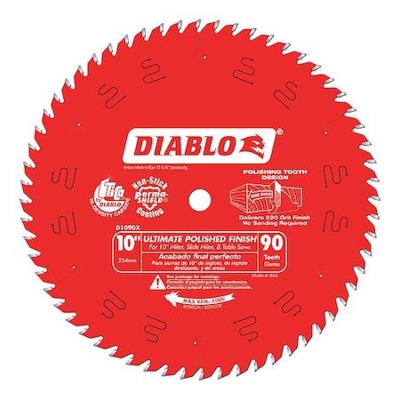 CircularSawBlade, Carbide, Dia:10